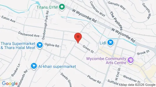 Apartments for rent i High Wycombe - Buckinghamshire - kort over placeringen