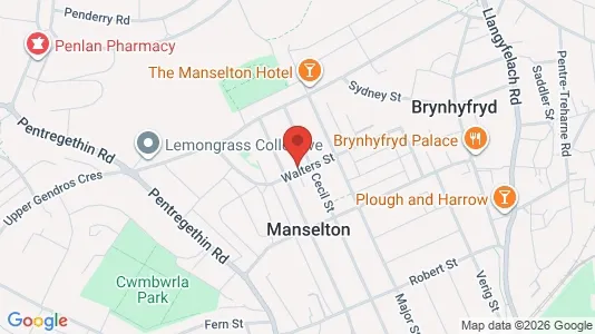 Apartments for rent i Swansea - West Glamorgan - kort over placeringen