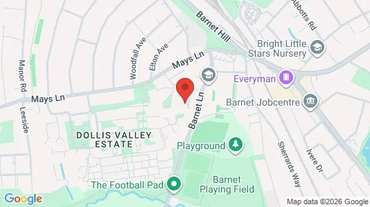 Apartments for rent i Barnet - Hertfordshire - kort over placeringen