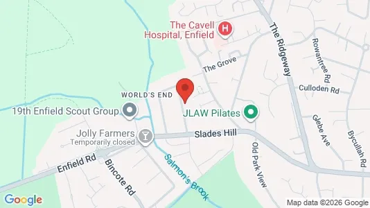 Apartments for rent i Enfield - Middlesex - kort over placeringen