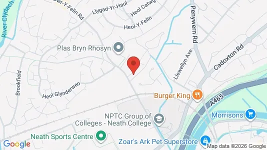 Apartments for rent i Neath - West Glamorgan - kort over placeringen