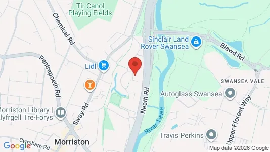 Apartments for rent i Swansea - West Glamorgan - kort over placeringen