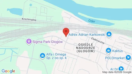 Apartments for rent i Głogowski - kort over placeringen