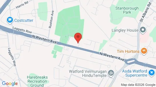 Apartments for rent i Watford - Hertfordshire - kort over placeringen