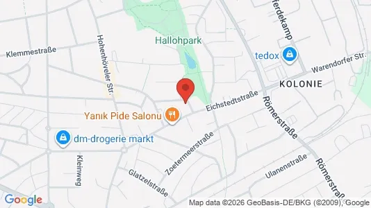 Apartments for rent i Hamm - kort over placeringen