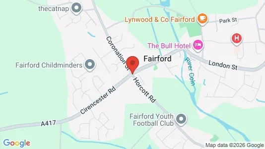 Apartments for rent i Cirencester/Fairford/Lechlade - Gloucestershire - kort over placeringen