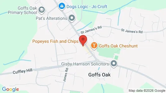 Apartments for rent i Waltham Cross - Hertfordshire - kort over placeringen