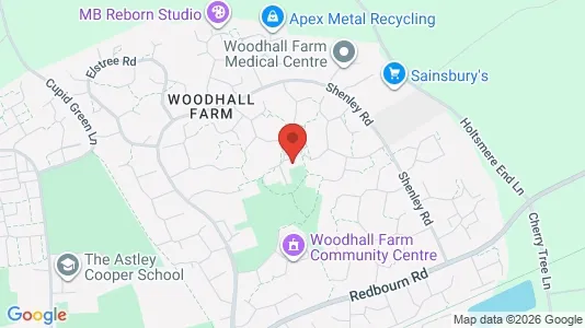 Apartments for rent i Hemel Hempstead - Hertfordshire - kort over placeringen