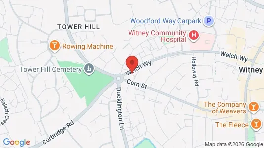 Apartments for rent i Witney - Oxfordshire - kort over placeringen