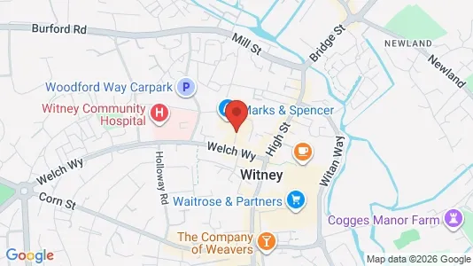 Apartments for rent i Witney - Oxfordshire - kort over placeringen