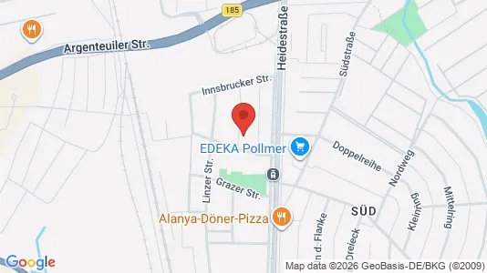 Apartments for rent i Dessau-Roßlau - kort over placeringen