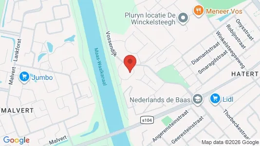 Rooms for rent i Nijmegen - kort over placeringen