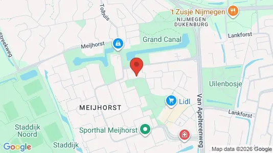 Apartments for rent i Nijmegen - kort over placeringen