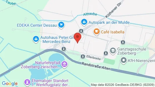 Apartments for rent i Dessau-Roßlau - kort over placeringen