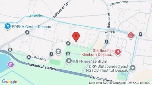 Apartments for rent i Dessau-Roßlau - kort over placeringen