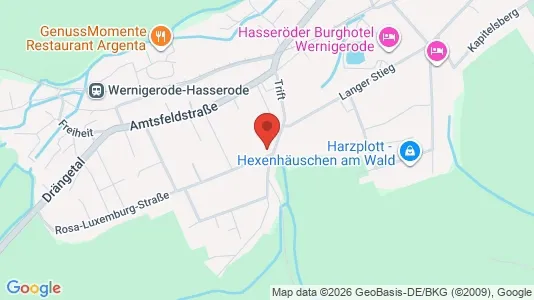 Apartments for rent i Harz - kort over placeringen