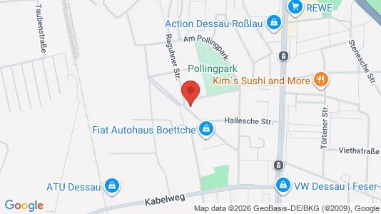 Apartments for rent i Dessau-Roßlau - kort over placeringen