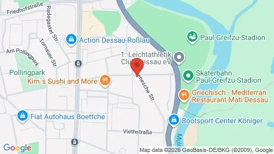 Apartments for rent i Dessau-Roßlau - kort over placeringen
