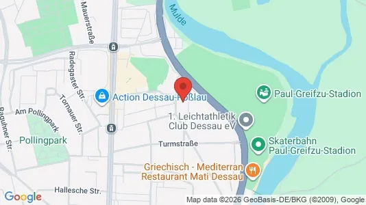 Apartments for rent i Dessau-Roßlau - kort over placeringen