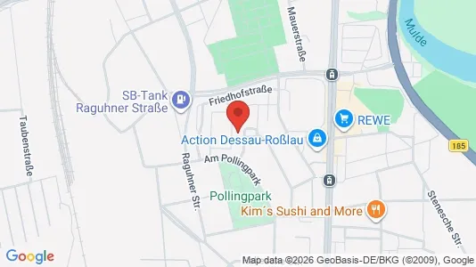 Apartments for rent i Dessau-Roßlau - kort over placeringen