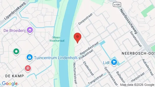 Apartments for rent i Nijmegen - kort over placeringen