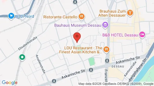 Apartments for rent i Dessau-Roßlau - kort over placeringen