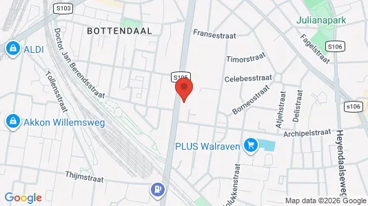 Rooms for rent i Nijmegen - kort over placeringen