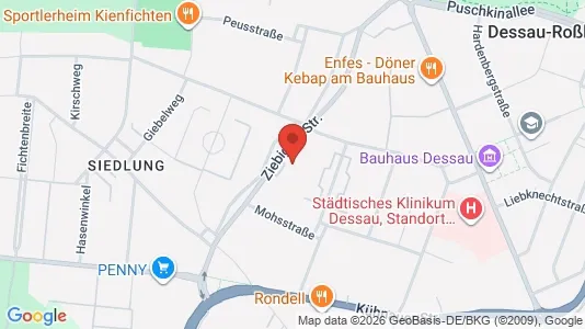 Apartments for rent i Dessau-Roßlau - kort over placeringen