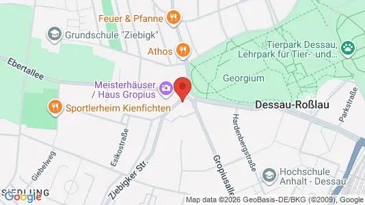 Apartments for rent i Dessau-Roßlau - kort over placeringen
