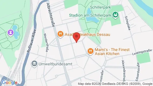 Apartments for rent i Dessau-Roßlau - kort over placeringen