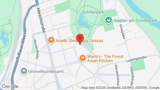 Apartments for rent i Dessau-Roßlau - kort over placeringen