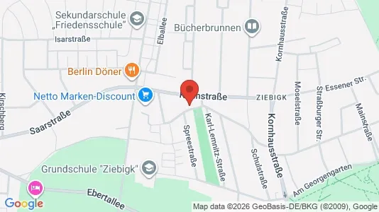 Apartments for rent i Dessau-Roßlau - kort over placeringen