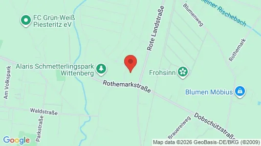 Apartments for rent i Wittenberg - kort over placeringen