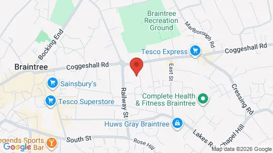 Apartments for rent i Braintree - Essex - kort over placeringen