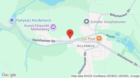 Apartments for rent i Lippe - kort over placeringen