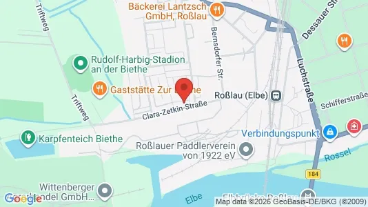 Apartments for rent i Dessau-Roßlau - kort over placeringen