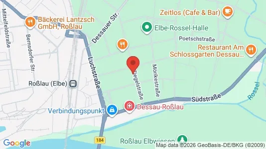 Apartments for rent i Dessau-Roßlau - kort over placeringen