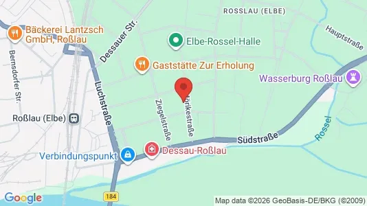 Apartments for rent i Dessau-Roßlau - kort over placeringen