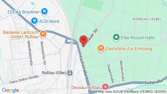 Apartments for rent i Dessau-Roßlau - kort over placeringen