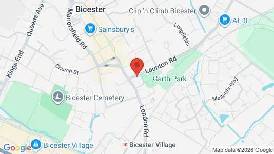 Apartments for rent i Bicester - Oxfordshire - kort over placeringen