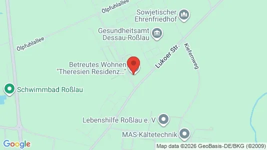 Apartments for rent i Dessau-Roßlau - kort over placeringen