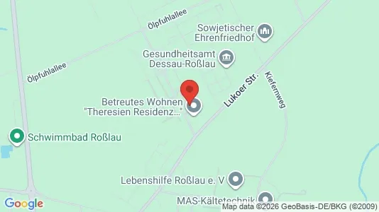Apartments for rent i Dessau-Roßlau - kort over placeringen