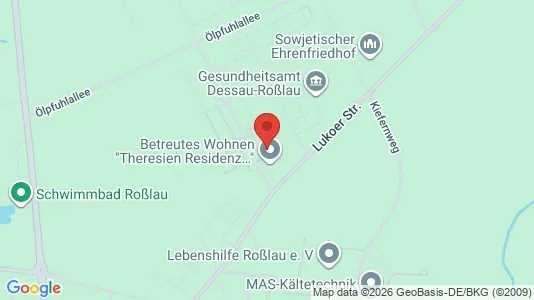 Apartments for rent i Dessau-Roßlau - kort over placeringen