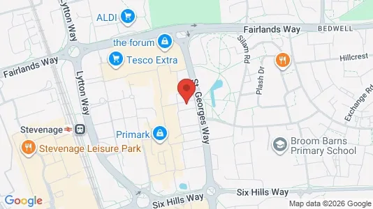 Apartments for rent i Stevenage - Hertfordshire - kort over placeringen