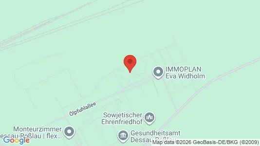 Apartments for rent i Dessau-Roßlau - kort over placeringen