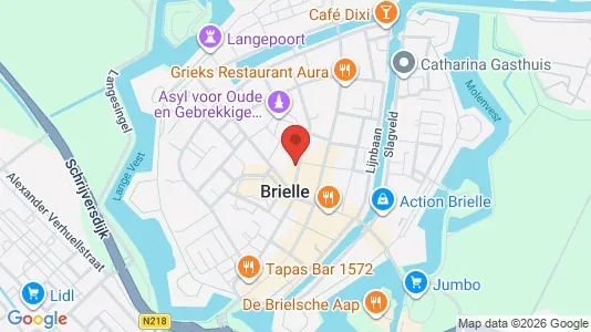 Apartments for rent i Brielle - kort over placeringen