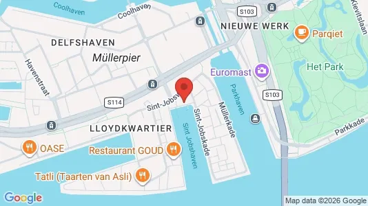 Apartments for rent i Rotterdam Delfshaven - kort over placeringen