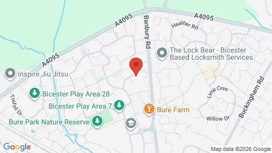 Apartments for rent i Bicester - Oxfordshire - kort over placeringen