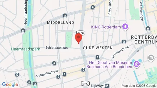 Apartments for rent i Rotterdam Delfshaven - kort over placeringen