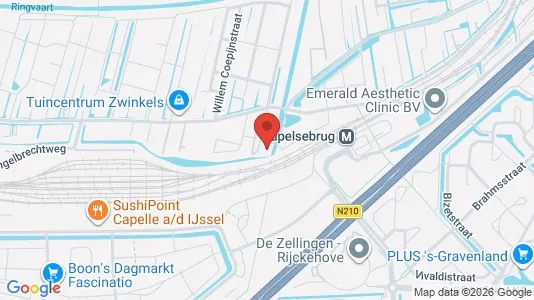 Apartments for rent i Rotterdam Prins Alexander - kort over placeringen